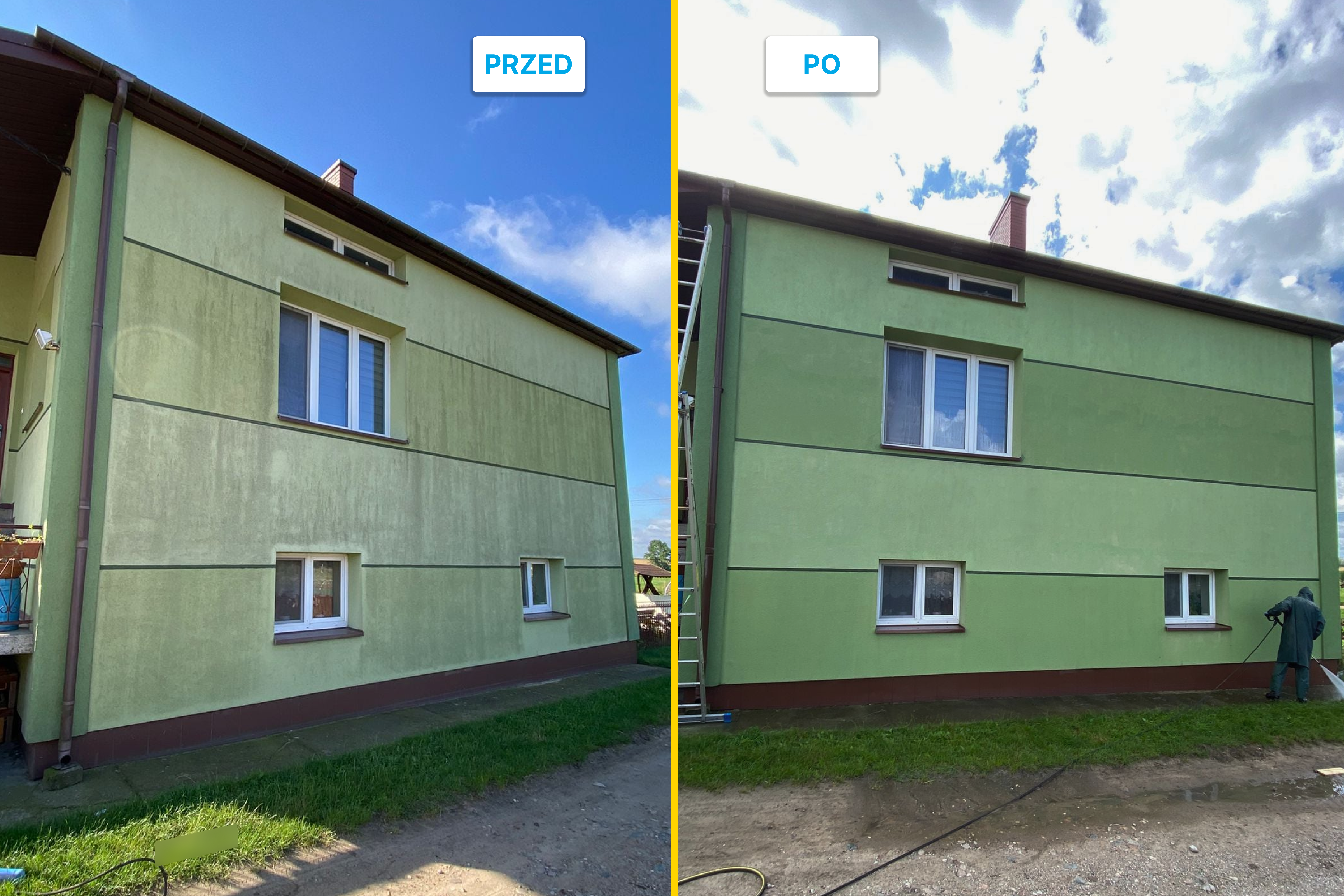 Porównanie realizacji nr 2 przed/po